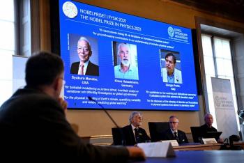 Nobel de Física 2021 premia a científicos por estudios del clima y el calentamiento global