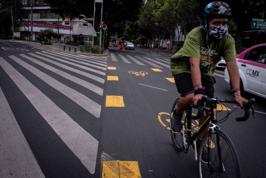 Ciclovía de Insurgentes, con un avance del 7%