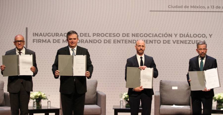 El 15 de octubre, cuarta ronda del diálogo de Venezuela en México