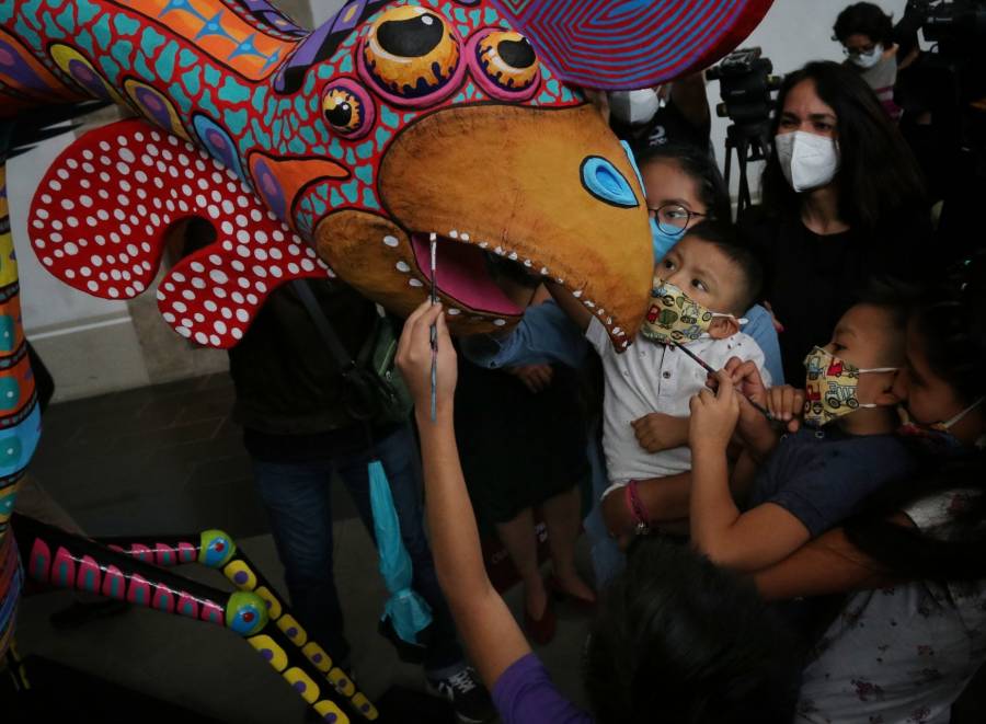 Fueron presentados los alebrijes que participarán en el desfile de la CDMX