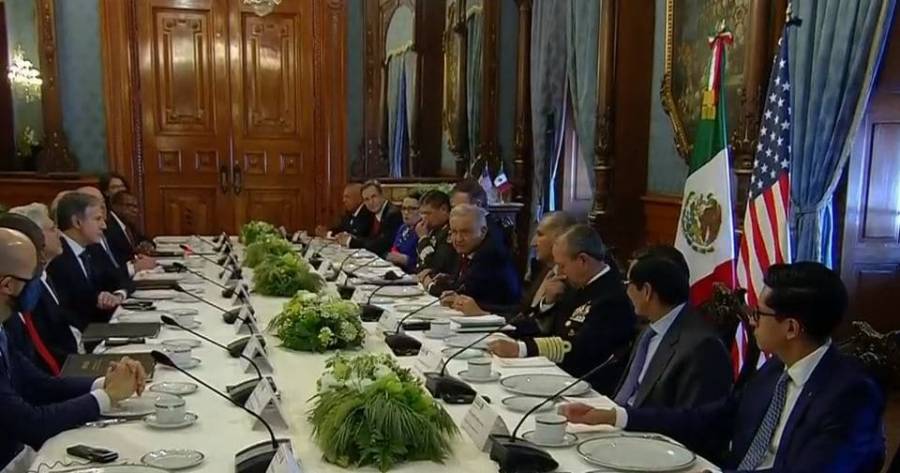 AMLO encabeza Diálogo de Alto Nivel sobre Seguridad con funcionarios de EEUU