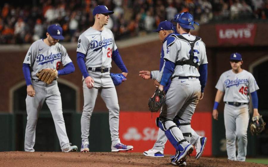 En el juego de la Serie Divisional, los Dodgers caen de manera gigante en San Francisco