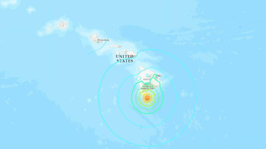 Sismos sacuden Isla Grande de Hawaii