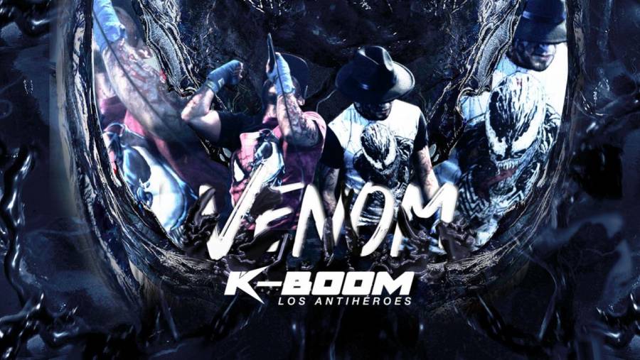 El simbionte de Venom se fusiona con la m&uacute;sica en la nueva canci&oacute;n de KBoom Los Antih&eacute;roes