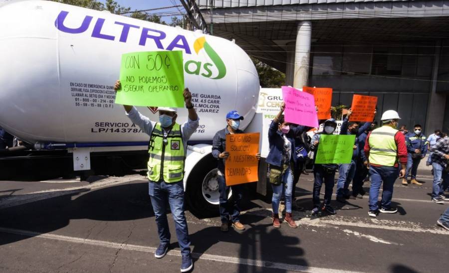 Gaseros exigen pago mínimo de 3 pesos por litro de gas LP vendido