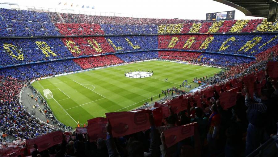 El Camp Nou podrá albergar 100% de público para Champions y clásico