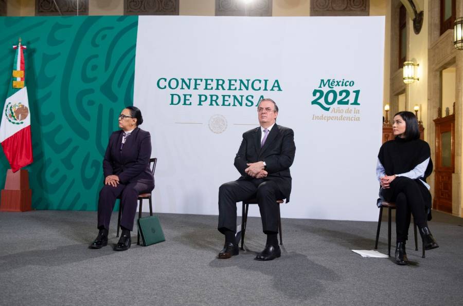 Avance en vacunación permitirá apertura de frontera con Estados Unidos, dice Rosa Icela Rodríguez.