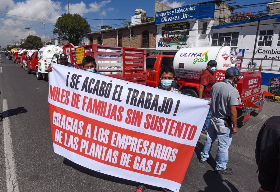 Gaseros mantendrán paro indefinido en Valle de México este miércoles