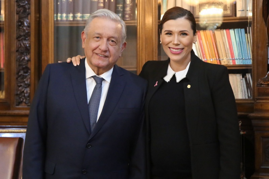 Se reúne AMLO con gobernadora electa de Baja California