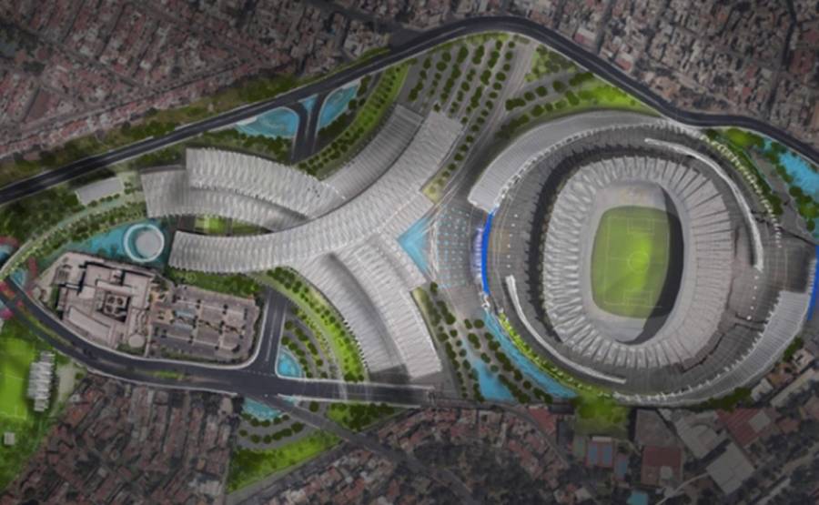 Vecinos se reúnen con autoridades capitalinas por proyecto Estadio Azteca