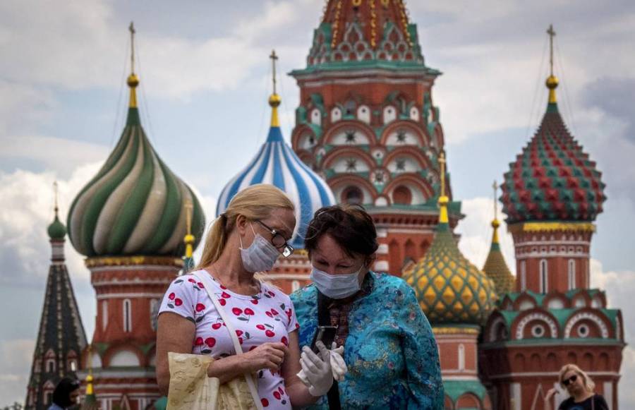 Rusia decreta semana no laborable debido al incremento de contagios por Covid-19
