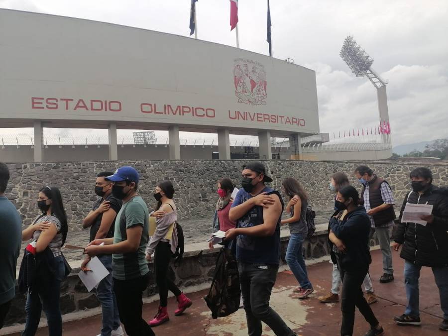 Estadio Olímpico Universitario rompe cifra récord nacional de vacunación