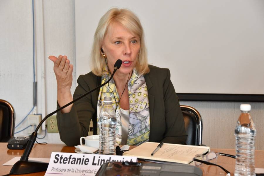 IECM recibe visita de jurista internacional Stefanie Lindquist