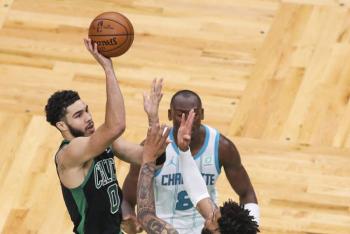 Los Celtics derrotan a los Hornets; Tatum arraza con m&aacute;s de 30 puntos