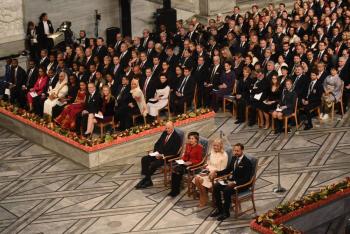 Ceremonia del Nobel de la Paz ser&aacute; presencial