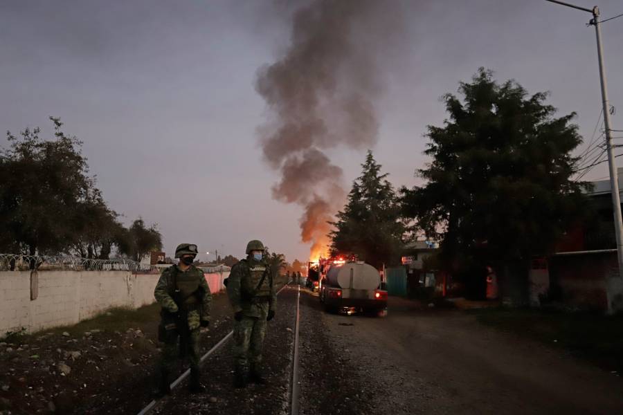 Explosión en ducto de gas LP en Puebla deja un muerto y 11 heridos