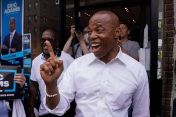 Eric Adams, un ex policia es el favorito en la carrera por la alcald&iacute;a de Nueva York