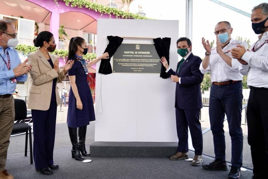 Reconocen a personal del IMSS que atendió COVID-19 en el Autódromo Hermanos Rodríguez