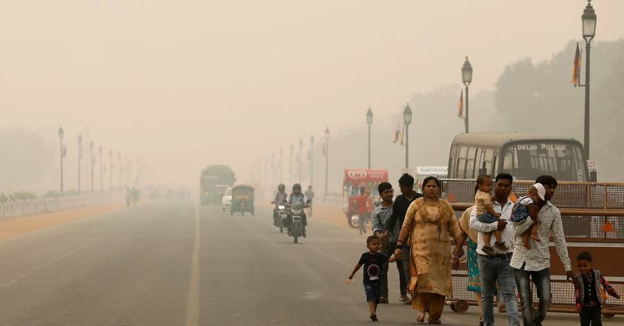 Nueva Delhi amanece bajo una densa neblina t&oacute;xica