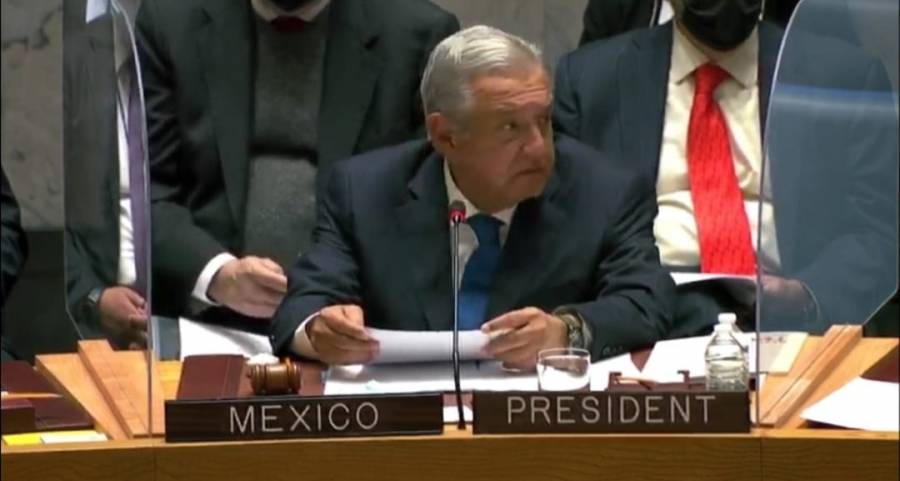 AMLO preside Consejo de Seguridad en la ONU