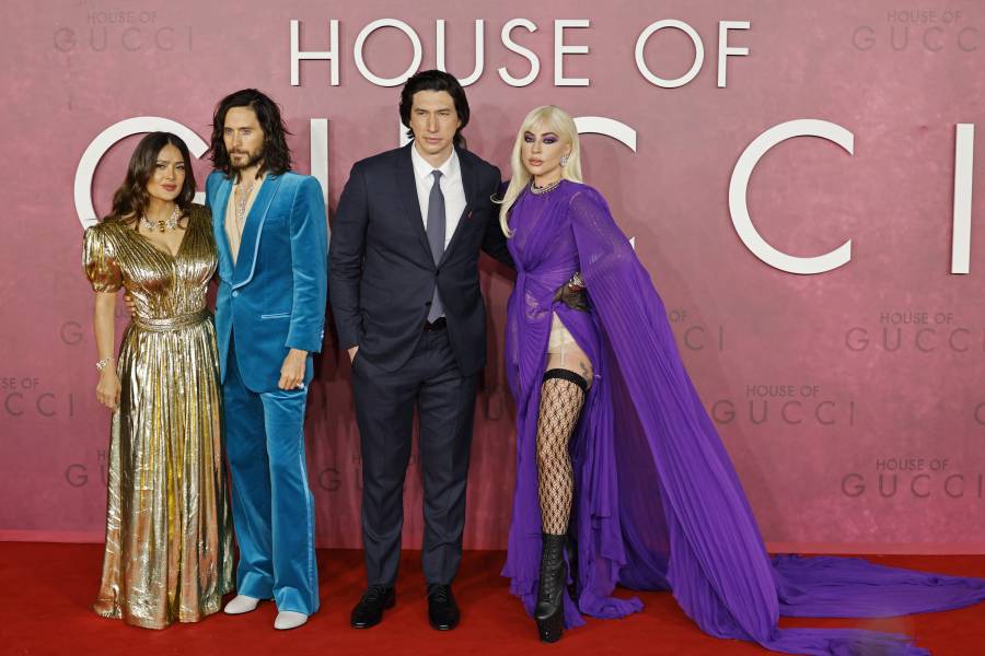 Lady Gaga, Adam Driver, Jared Leto y Salma Hayek deslumbran en la premier de “House of Gucci