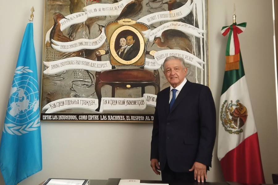 AMLO manda mensaje a migrantes desde la ONU; pedirá a Biden documentarlos