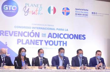 Presentan en Guanajuato, el Congreso Internacional para la Prevenci&oacute;n de Adicciones “Planet Youth” 2021