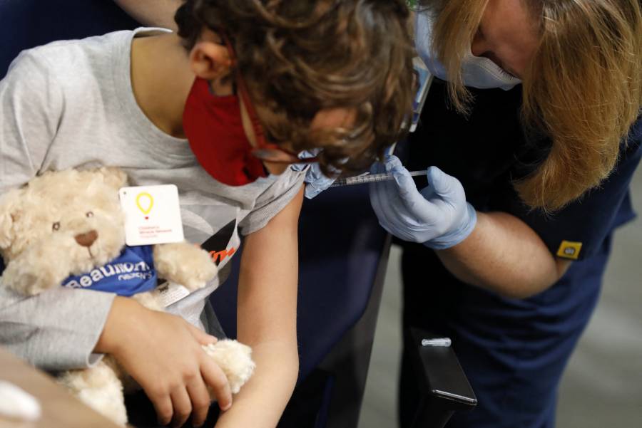 EEUU vacunó contra la Covid a 900 mil niños de 5 a 11 años en una semana