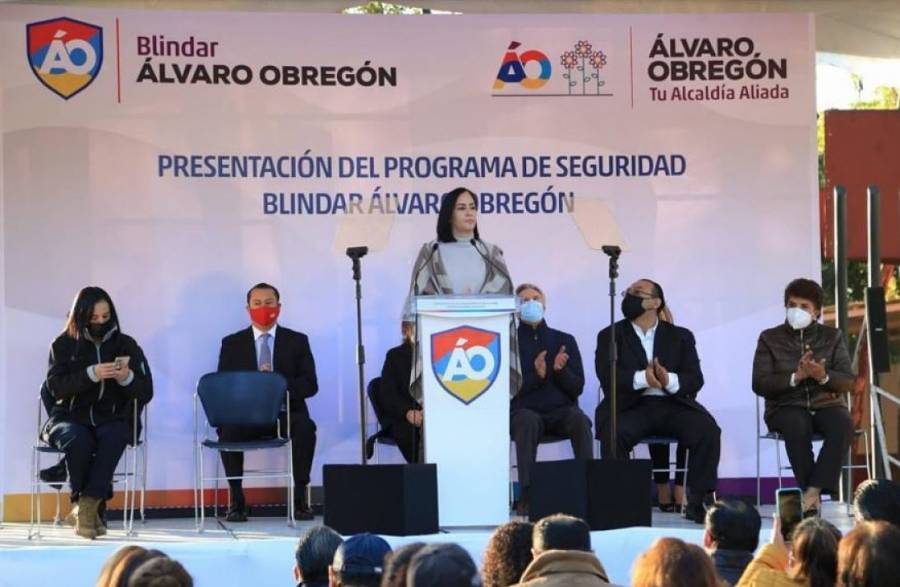 Lía Limón presenta el programa “Blindar Álvaro Obregón”