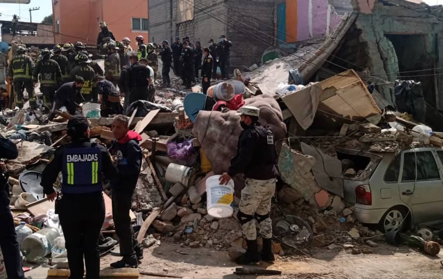 Reportan muerte de una mujer tras explosión en vivienda de la colonia Pensil