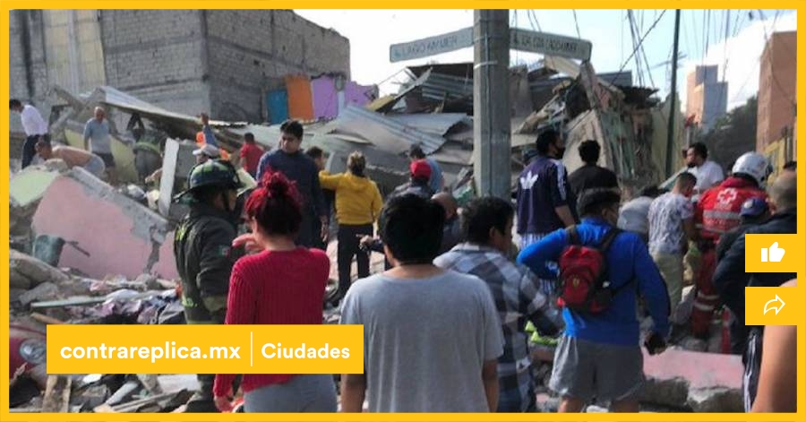 Explosión provoca derrumbe en vivienda de la alcaldía Miguel Hidalgo ...