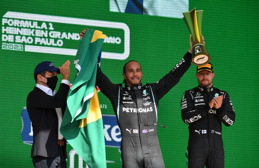 Carrera de campeón: Hamilton se luce y gana el GP de Brasil; “Checo” termina cuarto