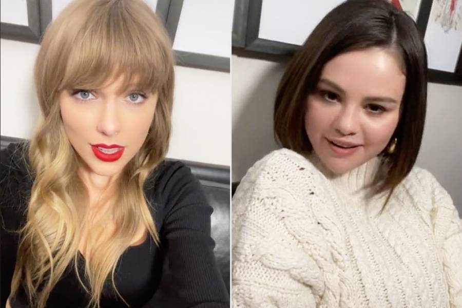 Taylor Swift hace un TikTok con Selena Gómez