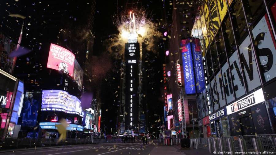 Año nuevo en Times Square solo recibirá a personas vacunadas contra COVID-19
