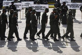 M&aacute;s de 350 mil militares y polic&iacute;as resguardar&aacute;n elecciones en Venezuela