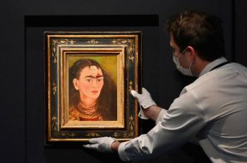 Cuadro de Frida Kahlo rompe r&eacute;cord en subasta; se vende por casi 35 mdd