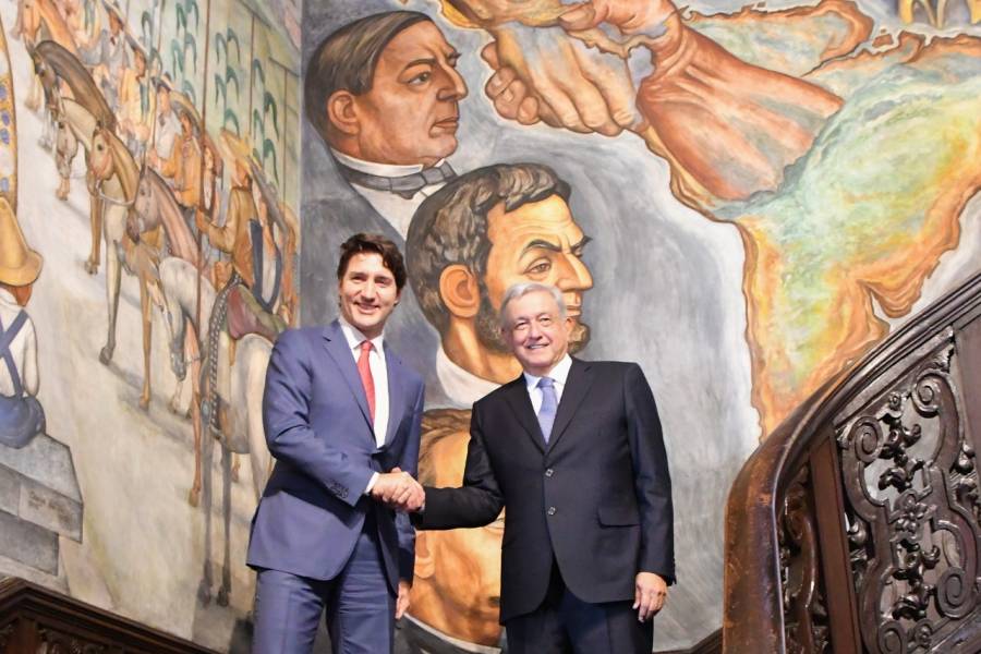 AMLO se reúne con Trudeau