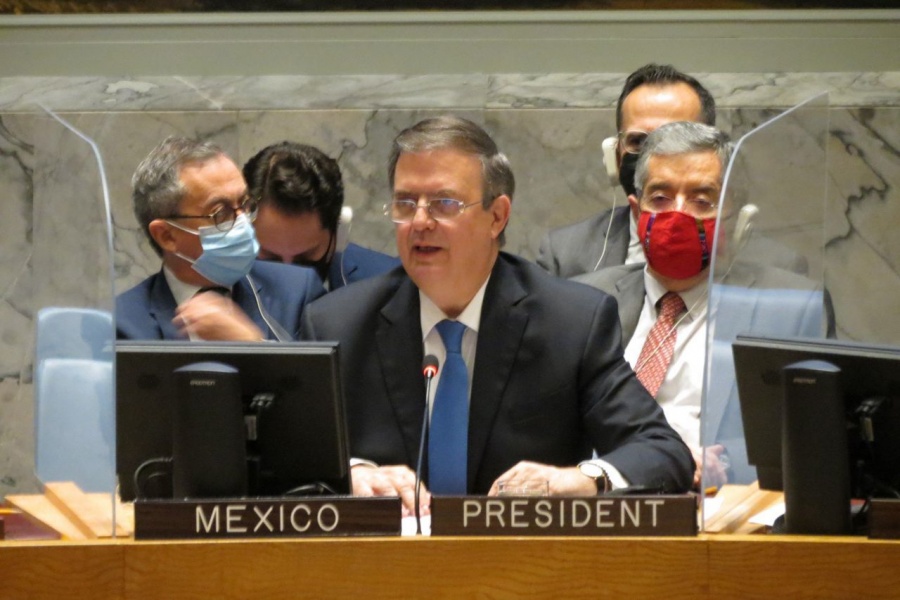 Marcelo Ebrard pide a la ONU y sector privado combatir el tráfico de armas