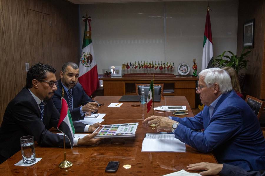 Acuerdan México y Emiratos Árabes Unidos impulsar intercambio comercial agropecuario y tecnológico