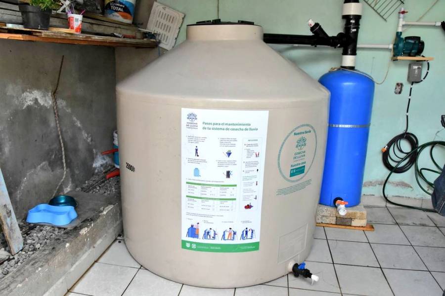 GobCDMX ha instalado 30 mil sistemas de cosecha de lluvia en Iztapalapa y Tlalpan: Medio Ambiente