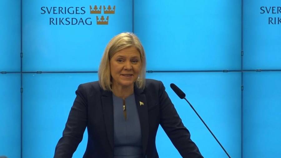 Tras ser designada como primera ministra de Suecia, Magdalena Andersson renuncia