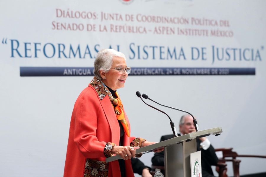Independencia de jueces, pilar fundamental de un Estado democrático: Sánchez Cordero