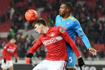 Spartak Mosc&uacute; se impone al N&aacute;poles en la Europa League