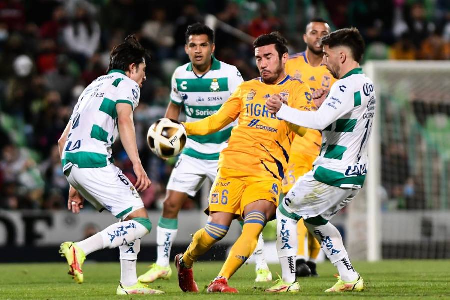 Santos logra la ventaja sobre Tigres en los cuartos de liguilla