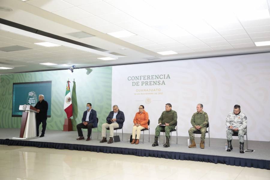 Rodríguez Vallejo y AMLO acuerdan reforzar la seguridad en Guanajuato