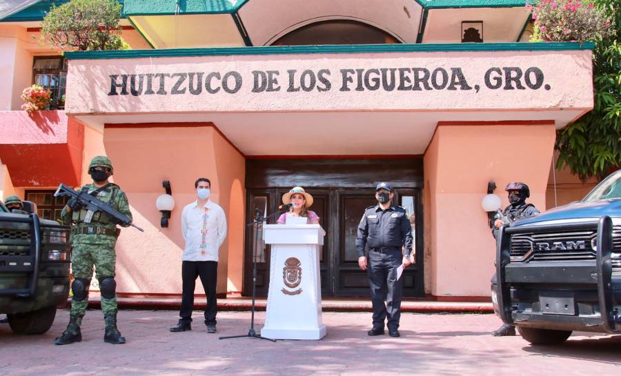 Refuerza gobernadora Evelyn Salgado operaciones de seguridad en Huitzuco