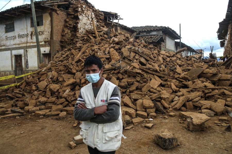 Sismo en Perú deja 2 mil damnificados y 117 casas destruidas