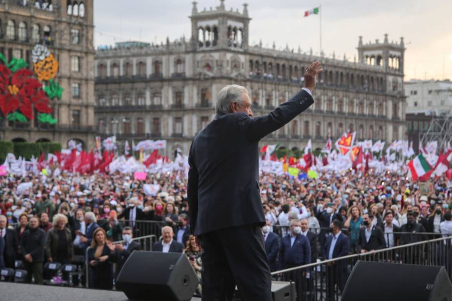 Se gobierna con moralidad y se combate la corrupción, además de impulsar valores y espiritualidad: AMLO