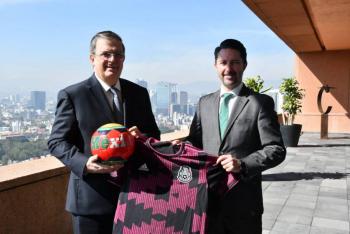 Ebrard y Yon de Luisa buscan reunir a AMLO con Infantino para el Mundial 2026