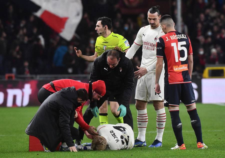 Simon Kjaer se perderá lo que resta de temporada por una lesión de rodilla